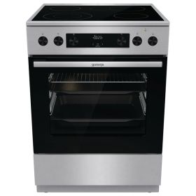 GORENJE GECS6C70XPA Električni šporet, Sivi, Staklokeramička, 71 l