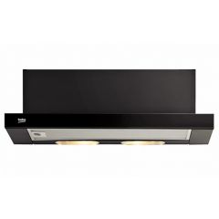 BEKO CTB 6250 B Ugradni teleskopski aspirator 3 brzine / 420 m3/h / Led svijetlo / 60 cm / Crni