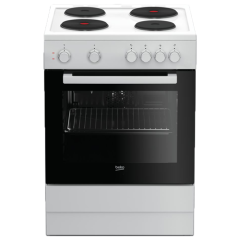 BEKO FSE 66000 GW Električni šporet sa ringlama, 65 L