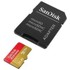 SanDisk 128GB Extreme microSDXC memorijska kartica class 10+adapter