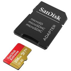 SanDisk 256GB Extreme microSDXC memorijska kartica class 10+adapter